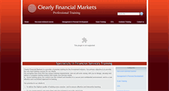 Desktop Screenshot of clearlytraining.com