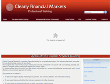 Tablet Screenshot of clearlytraining.com